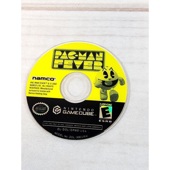 Pac Man Fever GameCube Nintendo Disc Only Mass Media Astaroth Heihachi Mishima - Picture 1 of 1